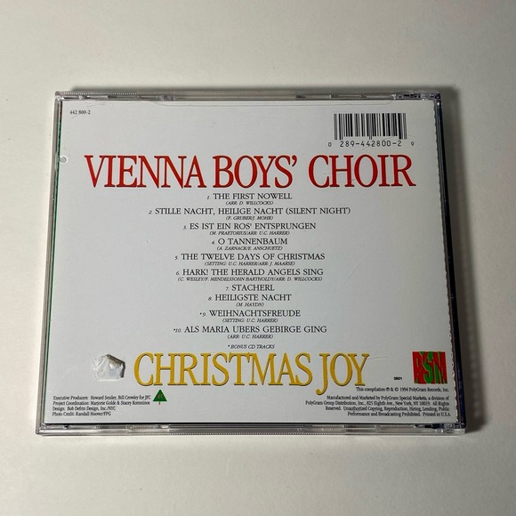 Christmas Joy - Audio CD By Vienna Boys' Choir - VERY GOOD - Picture 2 of 5